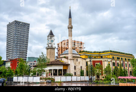 Der Et'Hem Bey Moschee in Tirana, Albanien Stockfoto