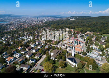 Zürich Witikon Luftbild Stockfoto