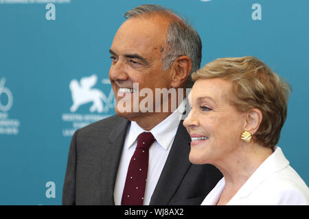 Europa, Italien, Lido di Venezia, 3. September 2019: Julie Andrews, Goldenen Löwen für sein Lebenswerk, 76. Filmfestival von Venedig. Auf dem Bild die Stockfoto