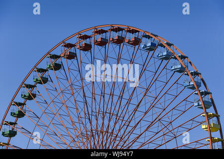 Berlin, Deutschland, Cultural Park, Plaenterwald, Plänterwald, Rad, Big Dipper, Spree, Treptower Park, Treptower, Treptow-Köpenick, Kirmes, Big Dipper, Stockfoto