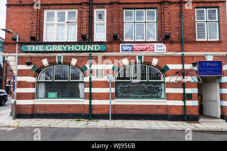 Der Greyhound Pub im Parkgate, Darlington, England, Großbritannien Stockfoto