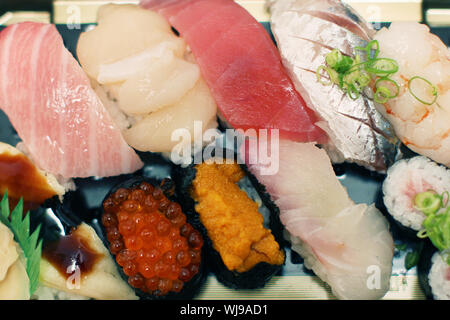 Sushi Restaurant in Tokio Stockfoto