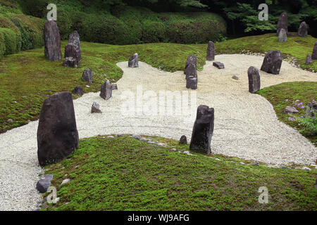 Zen Garten von komyo-in Tempel in Kyoto, Japan Stockfoto