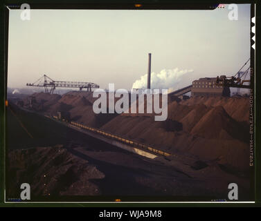 Hanna Öfen von Great Lakes Steel Coporation, Talon von Kohle und Eisenerz, Detroit, Michigan, USA Stockfoto