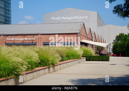 Italien, Mailand Bicocca Viertel, Pirelli Hangar Bicocca, Art Museum Stockfoto