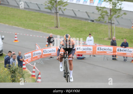 Sittard, Niederlande. 03 Sep, 2019. Sittard - 3-09-2019, Radfahren, Boels Damen Tour, proloog, Chantal Blaak während ihrer Zeit in Sittard Credit: Pro Schüsse/Alamy leben Nachrichten Stockfoto