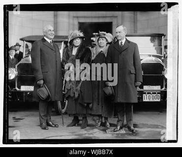 Harding, Frau H., Frau C. & Coolidge Stockfoto