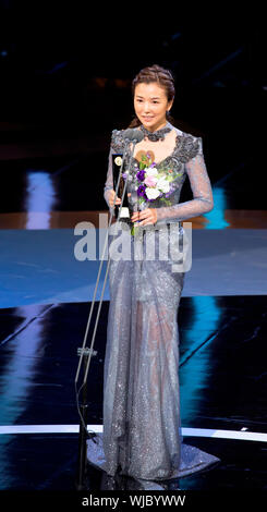 Xingtong Yao, 28. August 2019: Chinesische Schauspielerin Xingtong Yao auf der Seoul International Drama Awards 2019 in Seoul, Südkorea. Quelle: Lee Jae-Won/LBA/Alamy leben Nachrichten Stockfoto