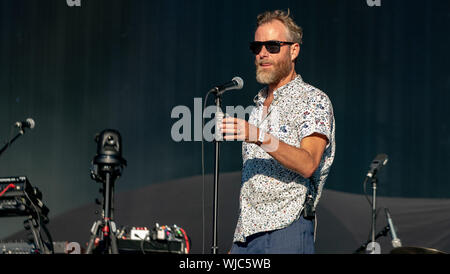 Die Nationalen spielen Austin City Limits Festival 5. Oktober 2018 Stockfoto