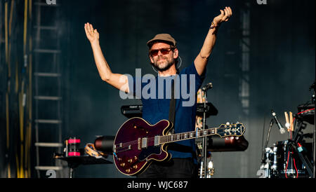 Die Nationalen spielen Austin City Limits Festival 5. Oktober 2018 Stockfoto