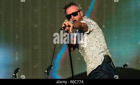 Die Nationalen spielen Austin City Limits Festival 5. Oktober 2018 Stockfoto