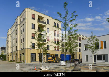Anzeigen, Architektur, Außen, Draußen, Draußen, Außen, Berlin, Degewo, Deutschland, Gebäude, Gebäude, Mineralquelle, Häuser, Häuser, echten es Stockfoto
