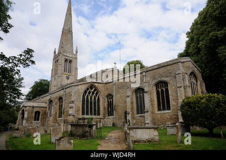 All Saints Church, St Ives, Cambridgeshire, Termine vor allem auf das 15. Jahrhundert. Stockfoto