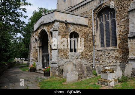 All Saints Church, St Ives, Cambridgeshire, Termine vor allem auf das 15. Jahrhundert. Stockfoto