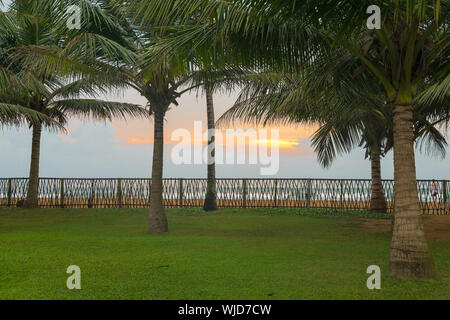 Strand von Wadduwa in der westlichen Provinz Sri Lanka, Asien Stockfoto