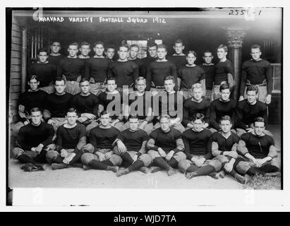 Harvard-Varsity-Fußballmannschaft, 1912 Stockfoto