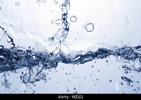 Gestochen scharfe, klare Wasser fotografiert high-Speed. Stockfoto