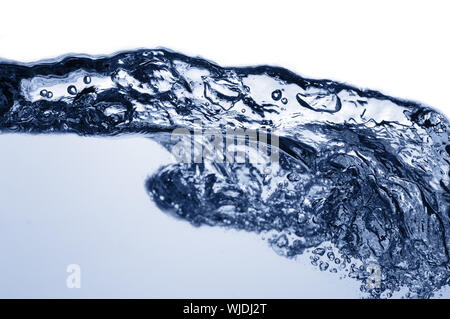 Gestochen scharfe, klare Wasser fotografiert high-Speed. Stockfoto