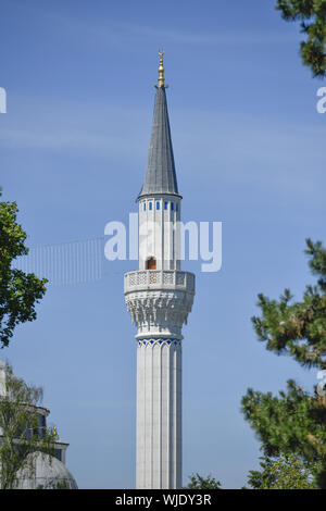 Anzeigen, Architektur, Außen, Draußen, Draußen, Außen, Berlin, Columbia Damm, Deutschland, Gebäude, Gebäude, Kirche, Islam, Islamic, islamisch, Stockfoto