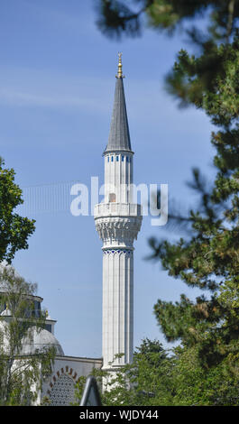 Anzeigen, Architektur, Außen, Draußen, Draußen, Außen, Berlin, Columbia Damm, Deutschland, Gebäude, Gebäude, Kirche, Islam, Islamic, islamisch, Stockfoto