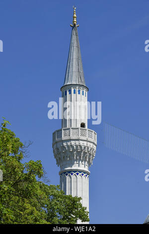 Anzeigen, Architektur, Außen, Draußen, Draußen, Außen, Berlin, Columbia Damm, Deutschland, Gebäude, Gebäude, Kirche, Islam, Islamic, islamisch, Stockfoto