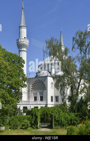 Anzeigen, Architektur, Außen, Draußen, Draußen, Außen, Berlin, Columbia Damm, Deutschland, Gebäude, Gebäude, Kirche, Islam, Islamic, islamisch, Stockfoto