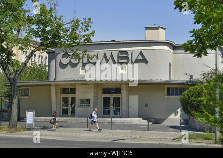 Anzeigen, Draußen, Draußen, Draußen, Außen, Berlin, Berlin-kreuzberg, Kolumbien Theater, Columbia Club Columbia Damm, Kolumbien Theater, Co Stockfoto