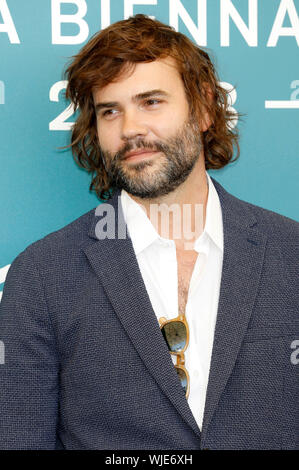 Venedig, Italien. 03 Sep, 2019. Rossif Sutherland an der 'Ehrengast' Fotoshooting während der 76Th Venedig Film im Palazzo del Casino am 3. September 2019 in Venedig Credit: Geisler-Fotopress GmbH/Alamy leben Nachrichten Stockfoto