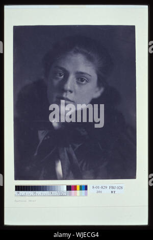 Mit Kopf und Schultern im Porträt der Schauspielerin Ethel Barrymore, Vorderseite Stockfoto