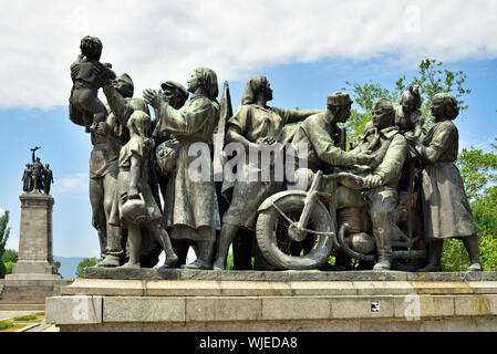 Denkmal der Sowjetischen Armee. Sofia, Bulgarien Stockfoto