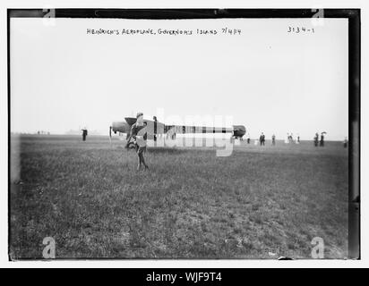 Heinrich's Flugzeug, Governor's Island, 7/4/14 Stockfoto