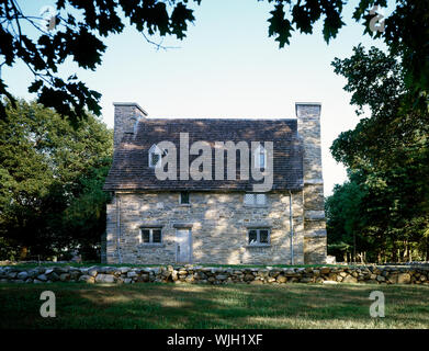 Henry Whitfield Haus, Guilford, Connecticut Stockfoto