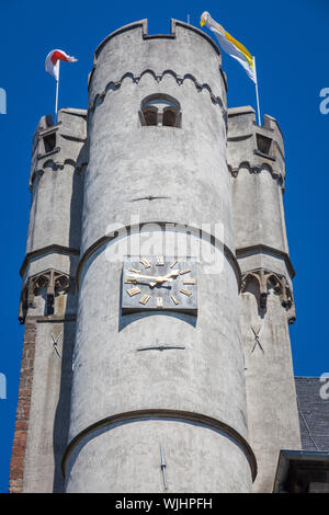 St. Martin und Severus Kirche in Munstermaifeld. Munstermaifeld, Hessen, Deutschland. Stockfoto