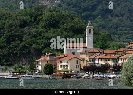 Dorf Feriolo Baveno in Italien am Lago Maggiore Lagp Stockfoto