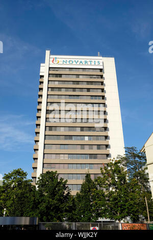 Eine Ansicht von Novartis Campus in Basel, Schweiz Stockfoto