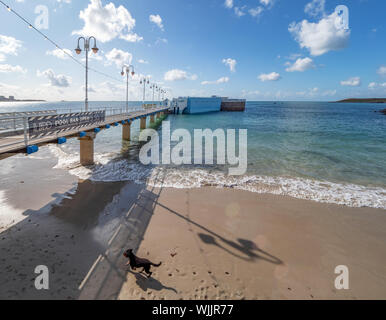 Das Lido in Havre Des Pas, St Helier, Jersey, Channel Islands. Stockfoto