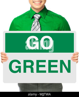 Go Green Stockfoto