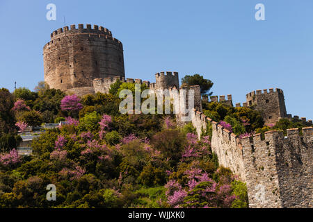 Westrumelischen Schloss entlang des Bosporus in istanbul Stockfoto