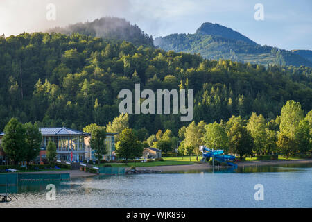 Erholung am Fuschlsee, Salzburger Land, Österreich Stockfoto