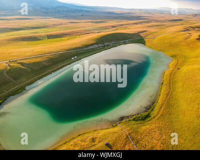 Paradies Vrazje See bei Sonnenuntergang im Durmitor, Montenegro, Europa Stockfoto