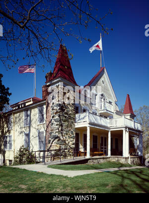 Home von Clara Barton, der Gründer des Amerikanischen Roten Kreuzes, Washington, D.C Stockfoto