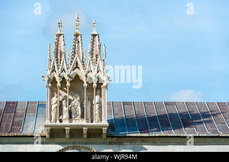 Detail der Buidling Camposanto Monumentale in Pisa, Toskana, Italien Stockfoto