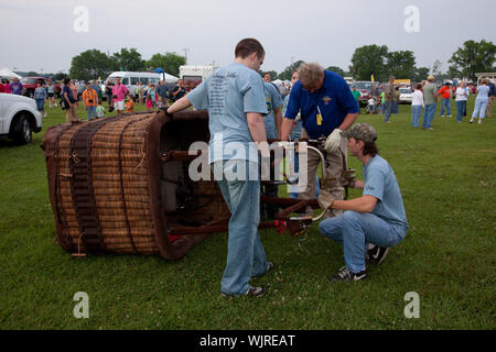 Hot Air Balloon Jubiläums Festival, Decatur, Alabama Stockfoto