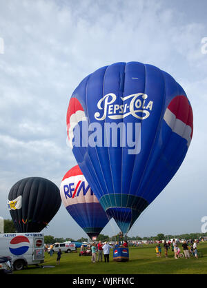 Hot Air Balloon Jubiläums Festival, Decatur, Alabama Stockfoto