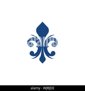 Fleur de Lis vektor Icon Design vorlage Stock Vektor