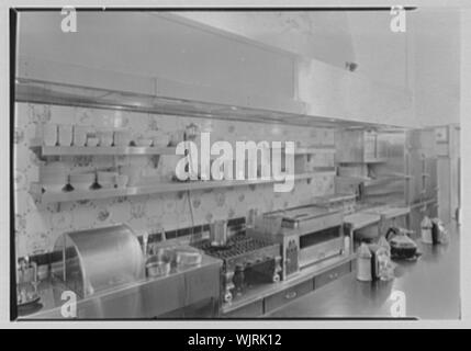 Hotel 373 Coffee Bar, Broadway und 54th St., New York City. Stockfoto