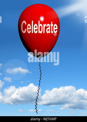 Ballon Bedeutung feiern feste und feiern Stockfoto