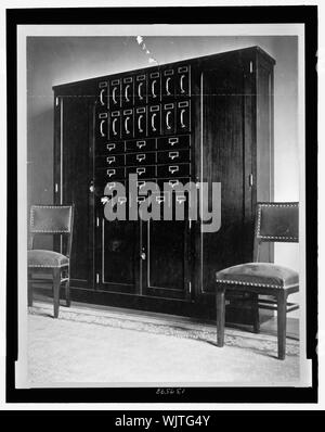 Repräsentantenhaus Office Building (Nr. 5). Interieur mit Aktenschränke Stockfoto