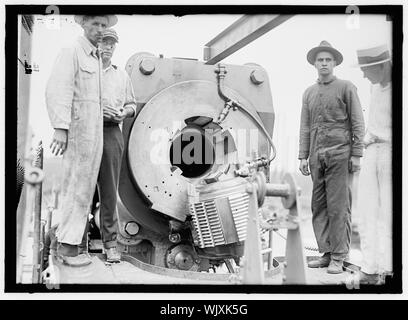 INDIAN HEAD, MD. Marine TESTGELÄNDE. Marine Gewehren an Indian Head Stockfoto