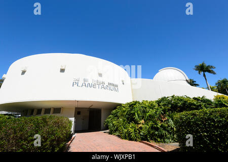 Die Sir Thomas Brisbane Planetarium, Mt Coot-tha Botanic Gardens, Brisbane, Queensland, Queensland, Australien Stockfoto